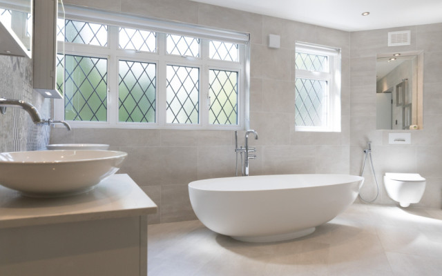 Transform your space with our luxury bathroom project.