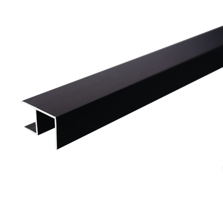 Type 100 Flush Corner Matt Black