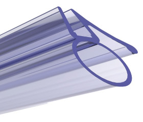 Aqualux 4 to 5mm Bubble Seal for Bath Screen 1500mm x 6