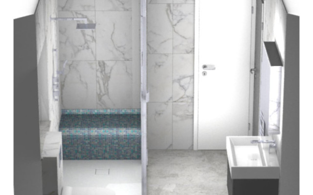 Luxurious 3D Bathroom Design
