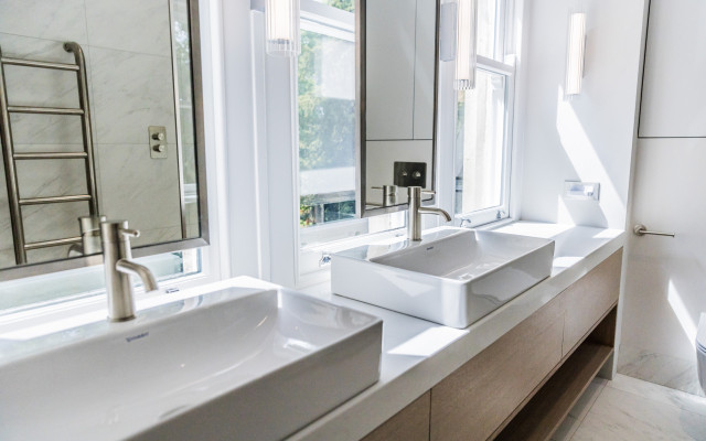 Stylish Highgate Twin Basins for a Modern Bathroom