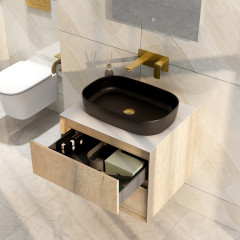 Grace Slimline Basin In Black 2