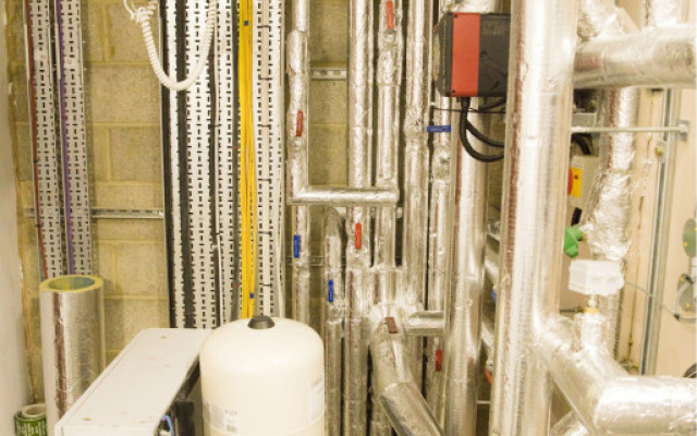 Willesden-Temple-Regeneration Pipe Work - A modern and efficient plumbing installation.