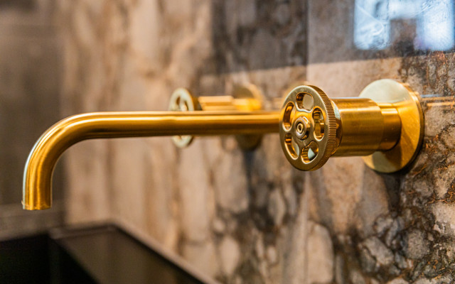 Gold Wall-Mounted Taps: Elegance Meets Functionality