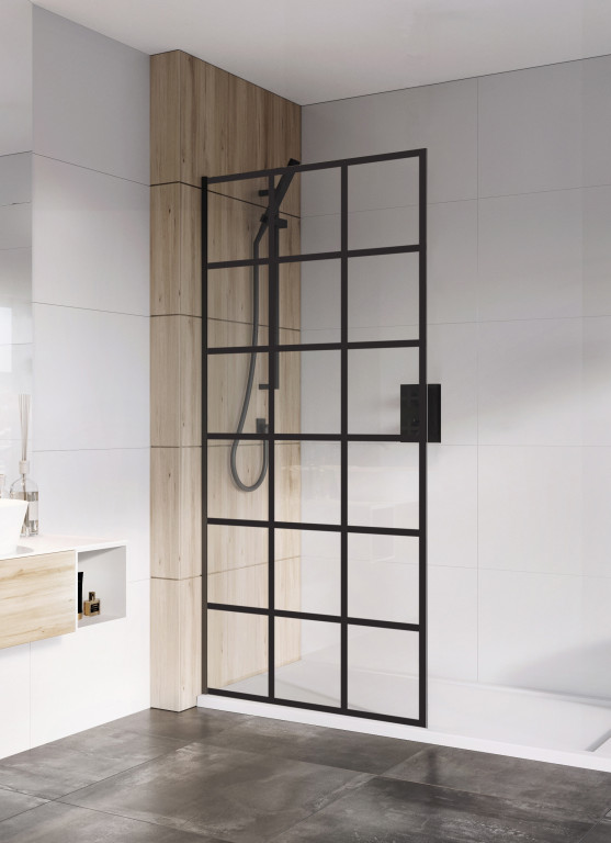 Select Panel Black Black Grid
