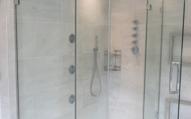 Discover the elegance of Aqualite's luxury shower enclosure.