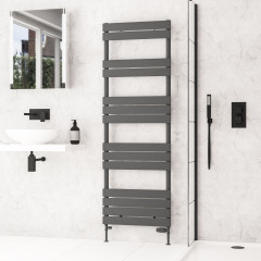 Addington II Towel Rail 1750 x 600 Type10 - Matt Anthracite Extra Image