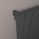 Deddington 1800 x 470mm Radiator - Matt Anthracite Extra Image
