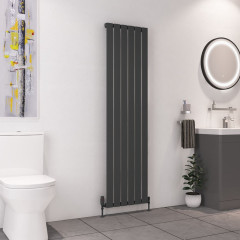 Deddington 1800 x 470mm Radiator - Matt Anthracite Extra Image