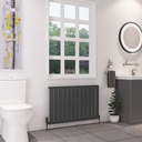 Deddington 600 x 950mm Radiator - Matt Anthracite Extra Image