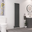 Dedington 1800 x 390mm Radiator - Matt Anthracite Extra Image