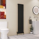Dedington 1800 x 390mm Radiator - Matt Black Extra Image