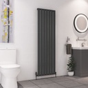 Dedington 1800 x 550mm Radiator - Matt Anthracite Extra Image