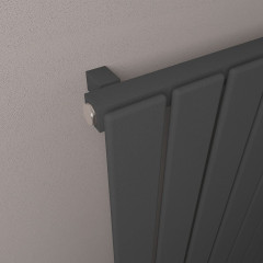 Dedington 1800 x 550mm Radiator - Matt Anthracite Extra Image
