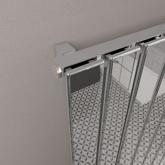 Dedington 600 x 550mm Radiator - Chrome Extra Image