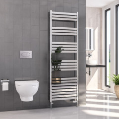 Defford 1800 x 600mm Towel Rail - Chrome Extra Image