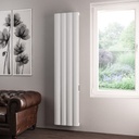 Derwent 1800 x 404 Dry Element Aluminium Radiator - Matt White Extra Image