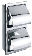 Double Concealed Toilet Roll Holder Extra Image