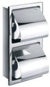 Double Concealed Toilet Roll Holder Extra Image