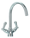 Ellegance Mono Kitchen Mixer - Twin Handle Extra Image
