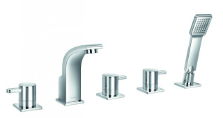 Essence 5-Hole Deck Mounted Bath and Shower Mixer Extra Image