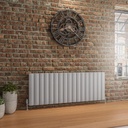 Guardia 600 x 1610 Aluminium Radiator - Matt Grey Extra Image