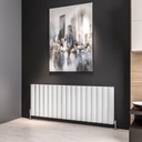 Guardia 600 x 1610 Aluminium Radiator - Matt White Extra Image