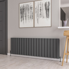 Guardia 600 x 1800 Aluminium Radiator - Matt Anthracite Extra Image