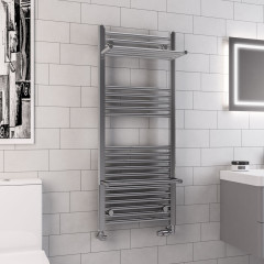 Haddenham Designer Towel Rail 1200 x 500mm - Chrome Extra Image