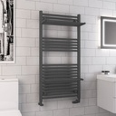 Haddenham Designer Towel Rail 1200 x 600mm - Matt Anthracite Extra Image