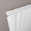 Hadleigh 1800 x 555mm Aluminium Radiator - Matt White Extra Image