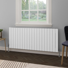 Hadleigh 600 x 1395mm Aluminium Radiator - Matt White Extra Image