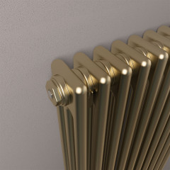 Rivassa 3 Column Radiator 1800 x 383mm - Bronze Effect Extra Image