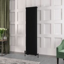 Rivassa 3 Column Radiator 1800 x 473mm - Matt Black Extra Image
