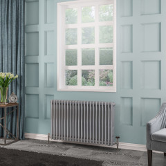 Rivassa 3 Column Radiator 600 x 1010mm - Chrome Effect Extra Image