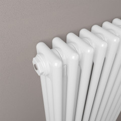 Rivassa 3 Column Radiator 600 x 1460mm - Gloss White Extra Image