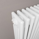 Rivassa 4 Column Radiator 600 x 1190mm - Gloss White Extra Image