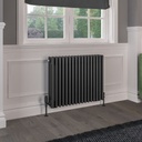 Rivassa 4 Column Radiator 600 x 785mm - Matt Anthracite Extra Image