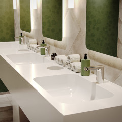 hansgrohe Vernis Blend Electronic Basin Mixer with Temperature Pre-Adjustment Battery Operation Extra Image