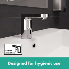 hansgrohe Vernis Blend Electronic Basin Mixer with Temperature Pre-Adjustment Battery Operation Extra Image