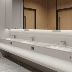 hansgrohe Vernis Blend Electronic Basin Mixer with Temperature Pre-Adjustment Battery Operation Extra Image