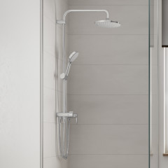 hansgrohe Vernis Blend Showerpipe 200 1Jet Reno - Chrome Extra Image