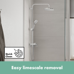 hansgrohe Vernis Blend Showerpipe 200 1Jet Reno - Chrome Extra Image