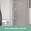 hansgrohe Vernis Blend Showerpipe 200 1Jet Reno - Chrome Extra Image