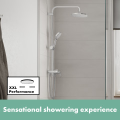 hansgrohe Vernis Blend Showerpipe 200 1Jet Reno - Chrome Extra Image