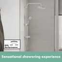 hansgrohe Vernis Blend Showerpipe 200 1Jet Reno - Chrome Extra Image