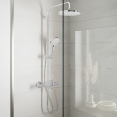 hansgrohe Vernis Blend Showerpipe 200 1Jet with Thermostat - Chrome Extra Image