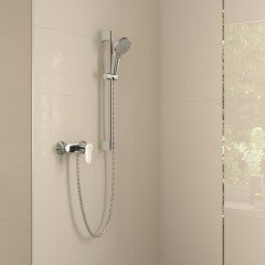 hansgrohe Vernis Blend Single Lever Shower Mixer for Exposed Installation - Chrome Extra Image