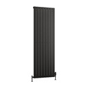 Addington II Radiator 1800 x 596 Type10 - Matt Black Extra Image