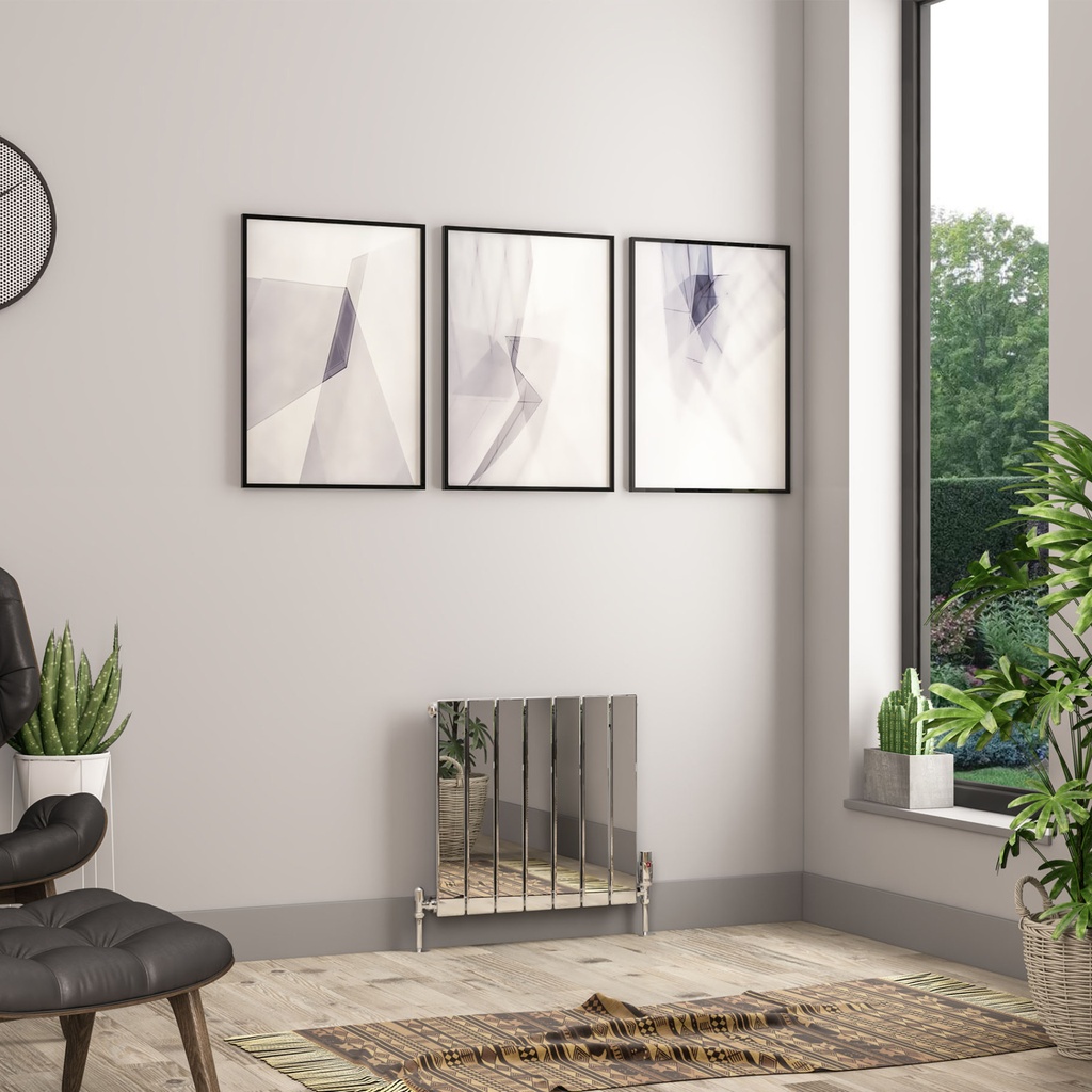 Addington II Radiator 500 x 522 Type10 - Chrome Extra Image